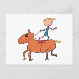 Cartão Postal Circus Horse Circular