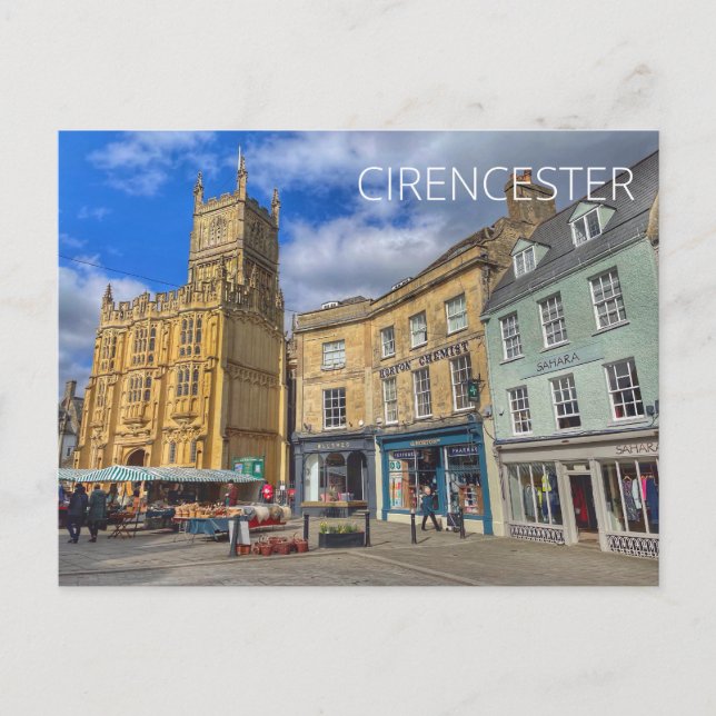 Cartão Postal Cirencester (Frente)