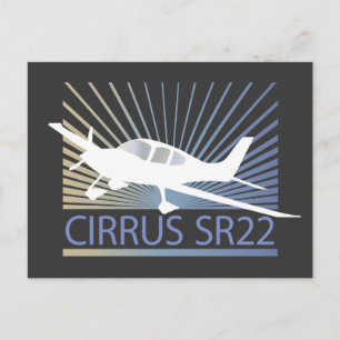 Cartão Postal Cirrus SR22