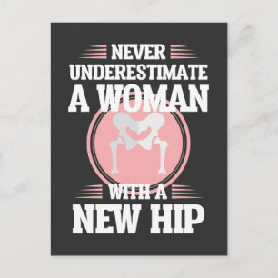 Cartão Postal Cirurgia de Substituição do Quadril Esposa Mãe Rec