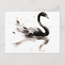 Cartão Postal Cisne