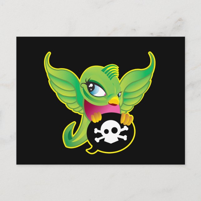 Cartão Postal Cisne Verde (Frente)