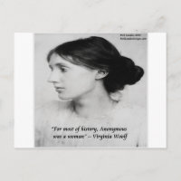 Citação Anônima de Virginia Woolf Era Uma Mulher