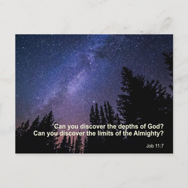 Cartão Postal Citação Bíblica (Frente)