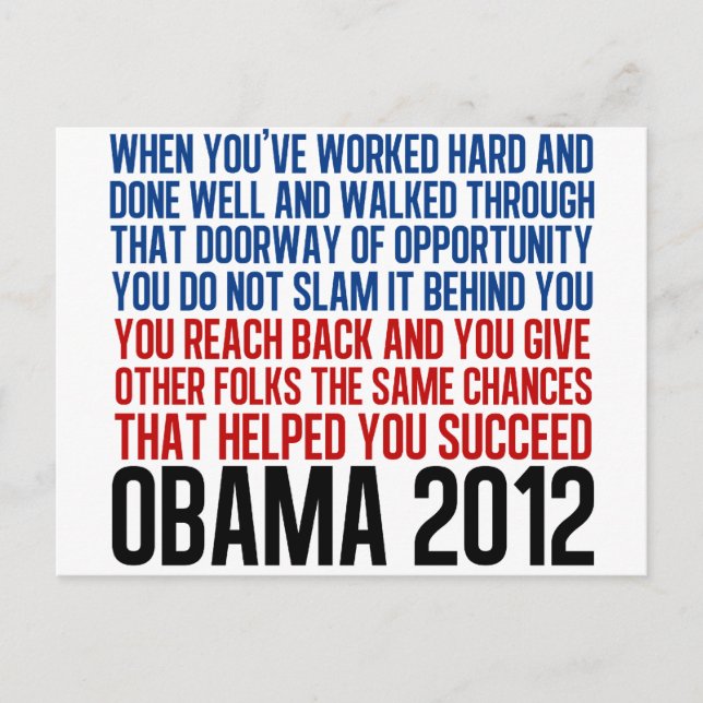 Cartão Postal Citação da Convenção Democrática (Frente)