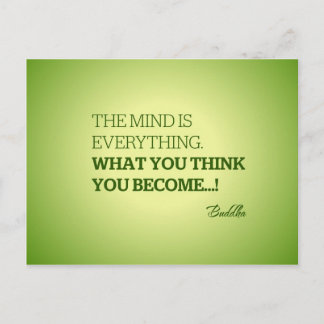 Cartão Postal Citação de Buda