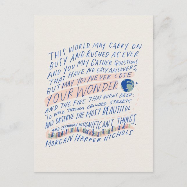 Cartão Postal Citação de Viajante (Frente)