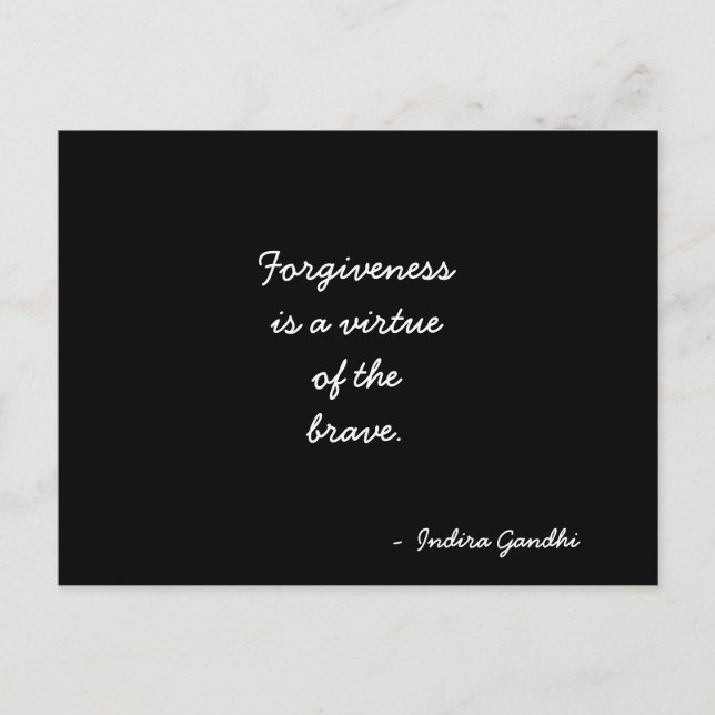 Cartão Postal Citação do Cartão-postal Inspirativo (Frente)