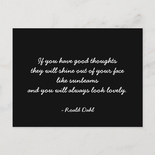 Cartão Postal Citação do Cartão-postal Inspirativo (Frente)