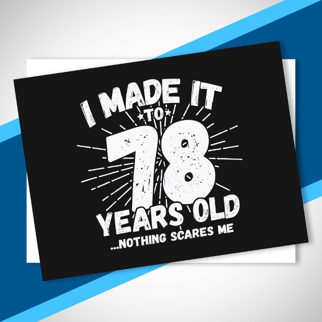 Cartão Postal Citação Engraçada de Aniversário de 78 Anos Sarcás (Criador carregado)