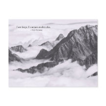 Citação "Eu Contenho Multitudes" com sua Foto