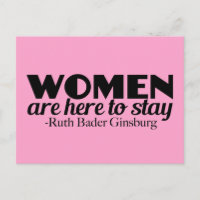 Citação feminista de Ruth Bader Ginsburg