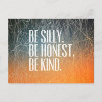 Cartão Postal Citação inspiradora e motivacional