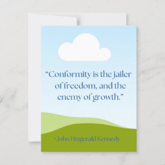Cartão Postal Citação JFK