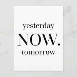 Cartão Postal Citação Motivacional AGORA