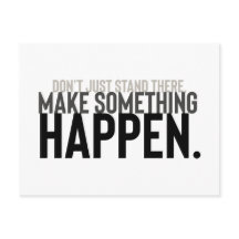 citação motivacional mínima, não fique em pé