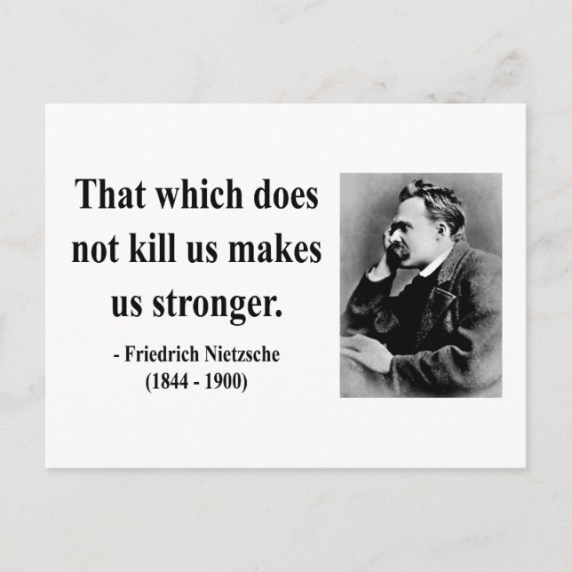 Cartão Postal Citação Nietzsche 5b (Frente)