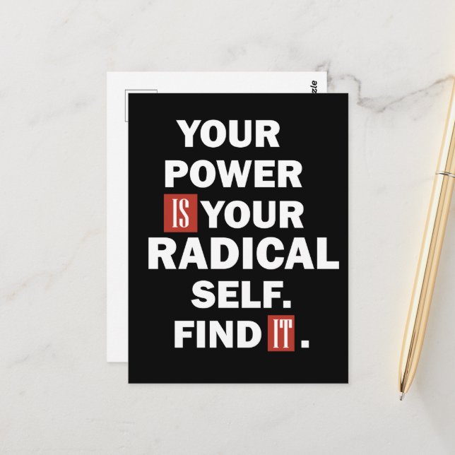 Cartão Postal Citações de sucesso da vida motivacional (Frente/Verso In Situ)