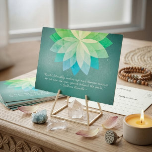 Cartão Postal Citações do Instrutor de Mediação Reiki Master e Y