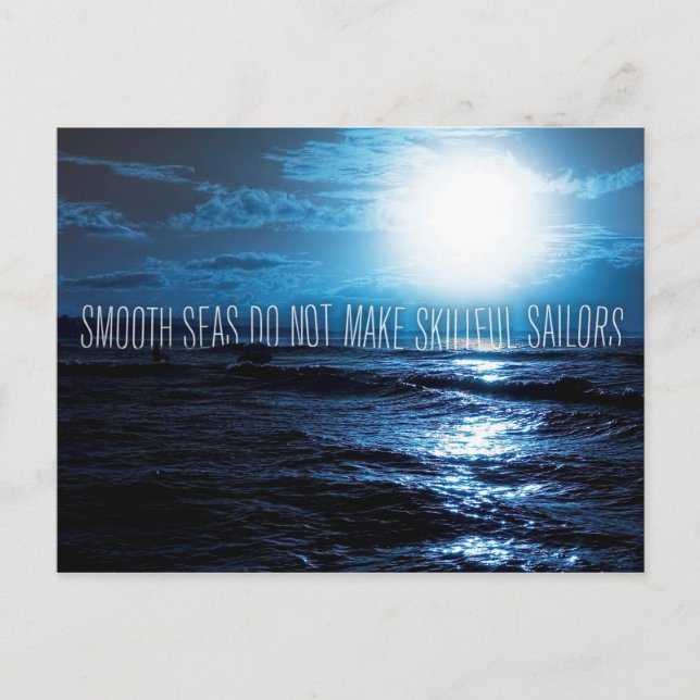 Cartão Postal citações espirituais e motivacionais (Frente)