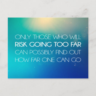 Cartão Postal Citações inspiradoras e motivacionais