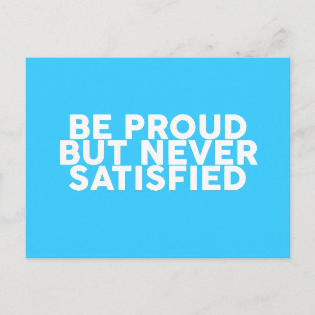 Cartão Postal Citações para motivar e inspirar sabedoria (Frente)