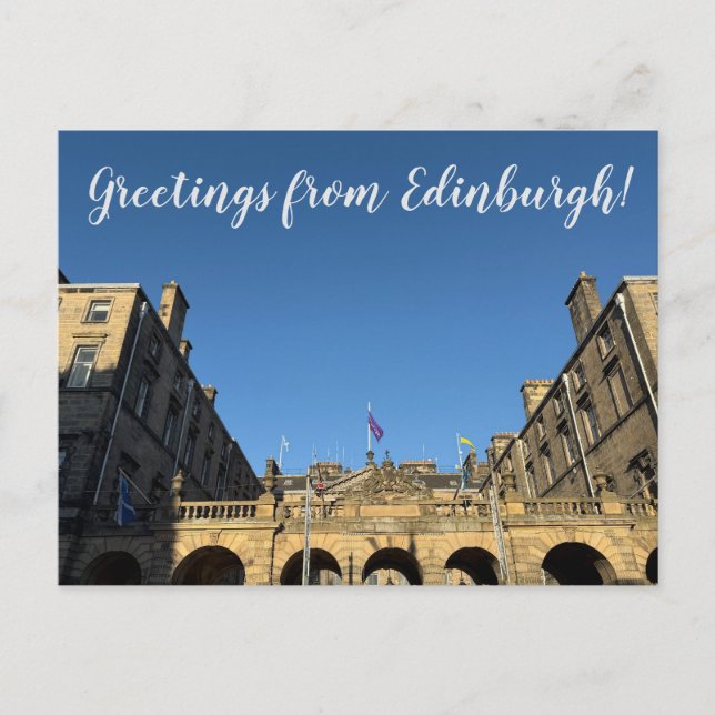 Cartão Postal CITINERARIES: Greetings from Edinburgh! (Frente)