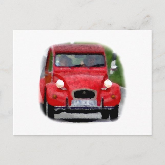 Cartão Postal Citroen 2CV Ente (Frente)
