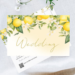 Cartão Postal Citrus Lemons Summer Chic Weditation