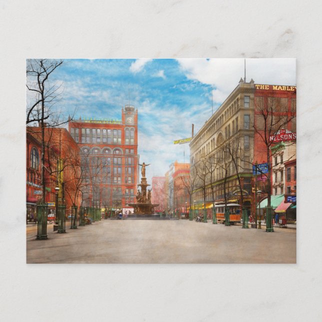 Cartão Postal City - Cincinnati, OH - Queen City Pride 1904 (Frente)