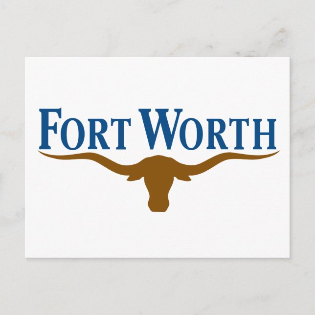 Cartão Postal City Flag of Fort Worth (Texas) (Frente)