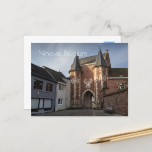 Cartão Postal City Gatehouse, Ninove, Bélgica