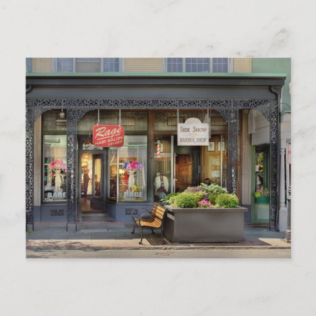 Cartão Postal City - Kingston, NY - For her and For him (Frente)