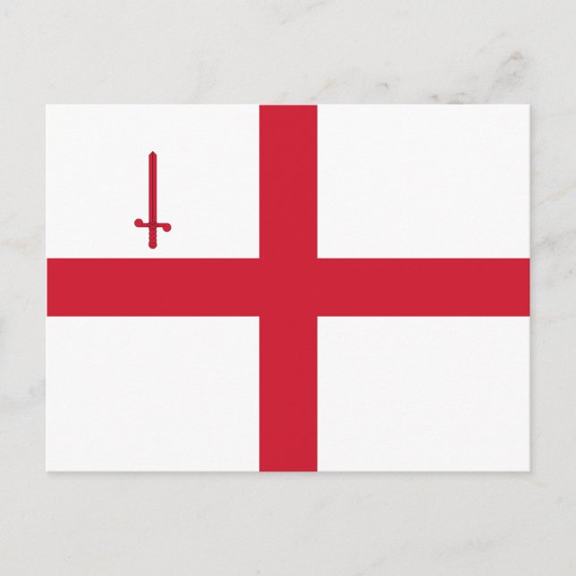 Cartão Postal City of London (Inglaterra) (UK Capital City) (Frente)