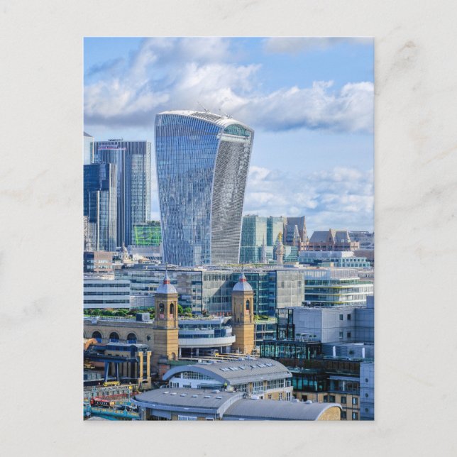 Cartão Postal City of London, Londres Reino Unido (Frente)
