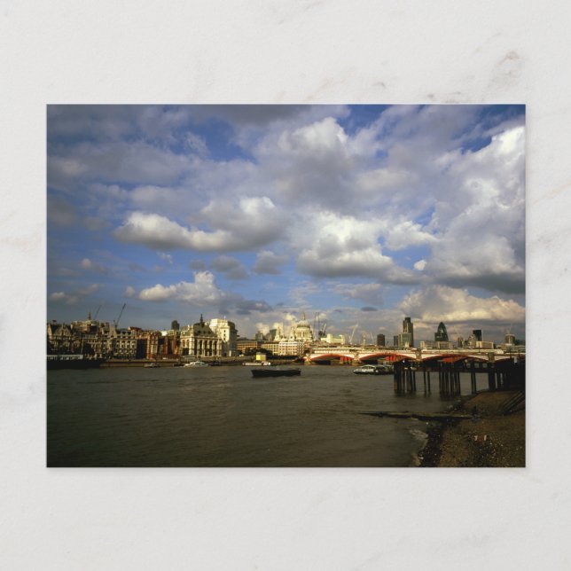 Cartão Postal City of London Na Década De 90 (Frente)