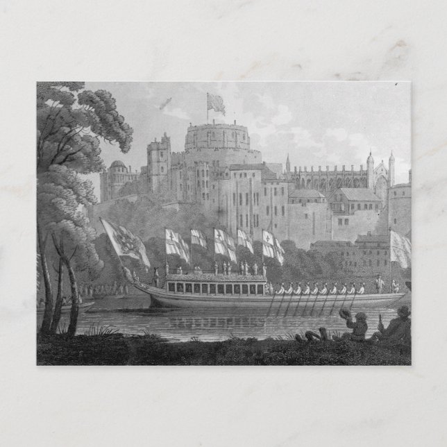 Cartão Postal City of London State Barge (Frente)