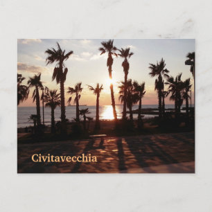 Cartão Postal Civitavecchia Sunset