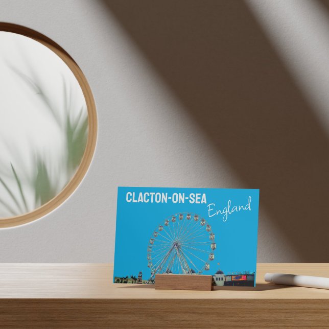 Cartão Postal Clacton Pier - Clacton-on-Sea, Inglaterra (Clacton Pier Postcards)