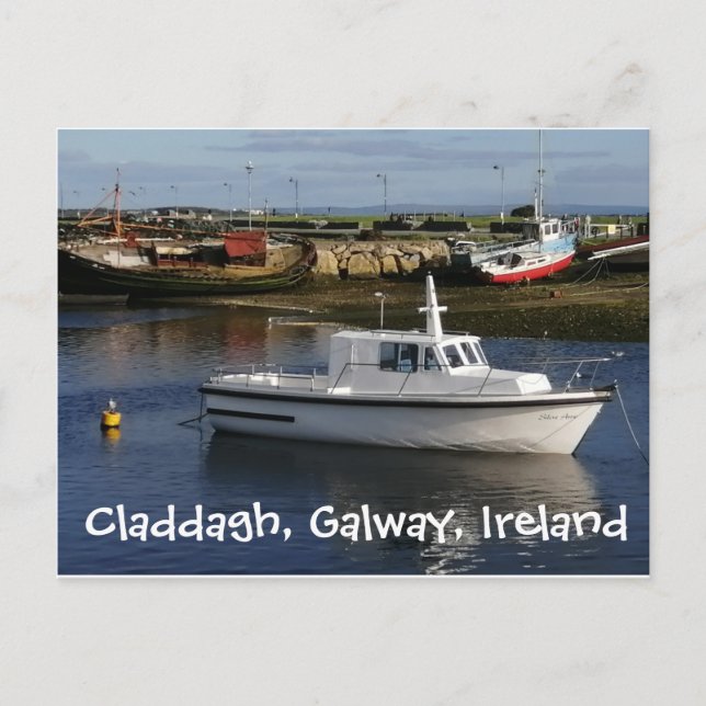 Cartão Postal Claddagh, Galway, Irlanda (Frente)