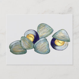 Cartão Postal Clams Clambake Rhode Island New England Seafood