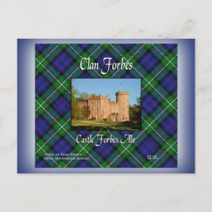 Cartão Postal Clan Forbes Castle Forbes Ale