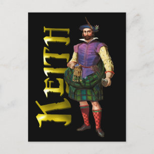 Cartão Postal Clan Keith Highland Dream
