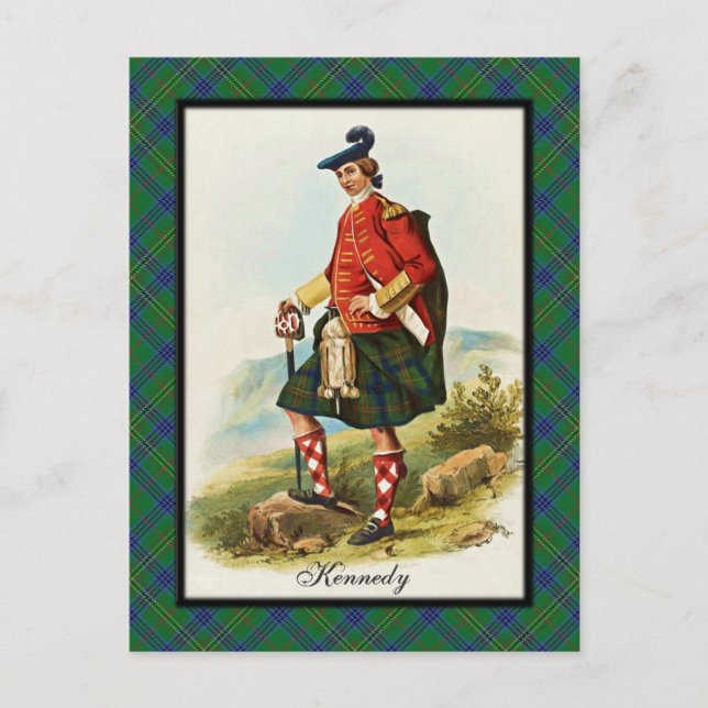 Cartão Postal Clan Kennedy Scottish Dreams Postcard (Frente)