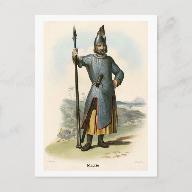 Cartão Postal Clan Macfie (Frente)