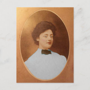 Cartão Postal Clara "Claire" Sage Talla Johnson 1909