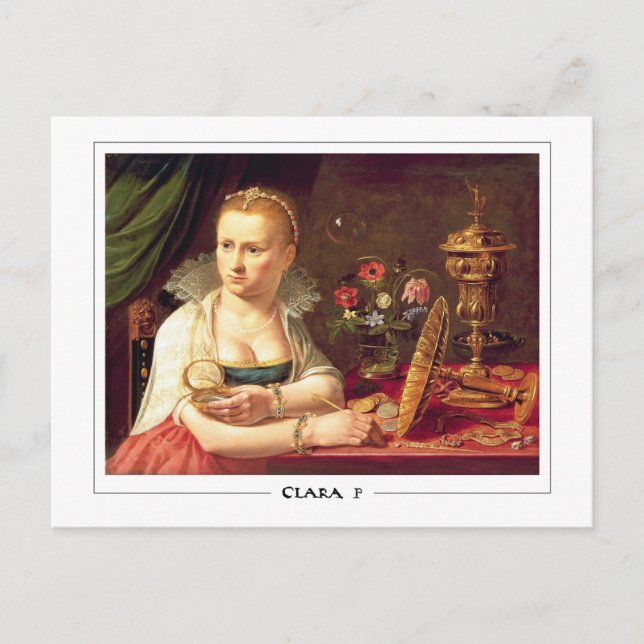 Cartão Postal Clara Peeters #14 - Cartão-postal de arte (Frente)