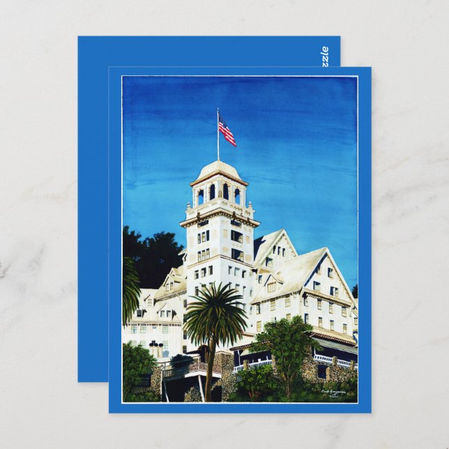 Cartão Postal Claremont Hotel/CA - Mini Impressões Coletivos (Frente/Verso)