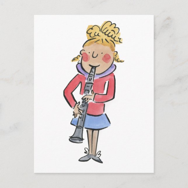 Cartão Postal Clarinet (Frente)