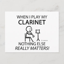 Cartão Postal Clarinet Nada Mais Importa